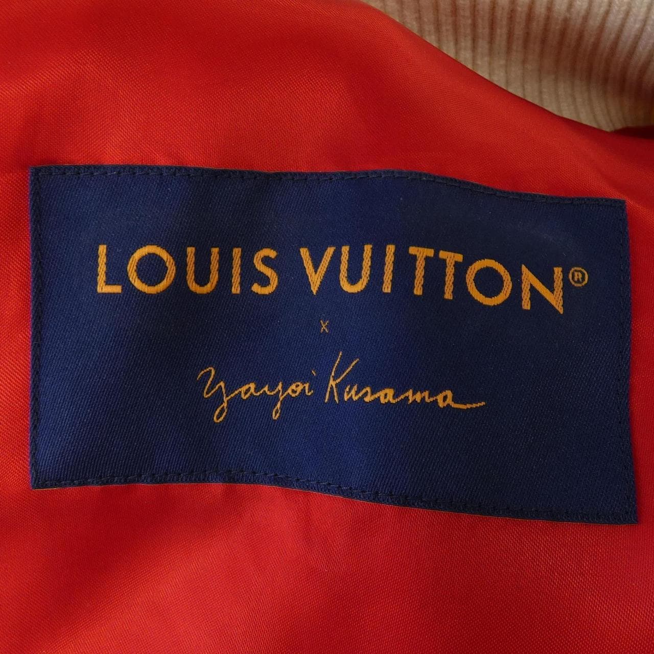 ルイヴィトン LOUIS VUITTON LV×YKサイケデリックフラワーエンブロイダードバーシティブルゾ HOL31EMJY 草間彌生 スタジャン