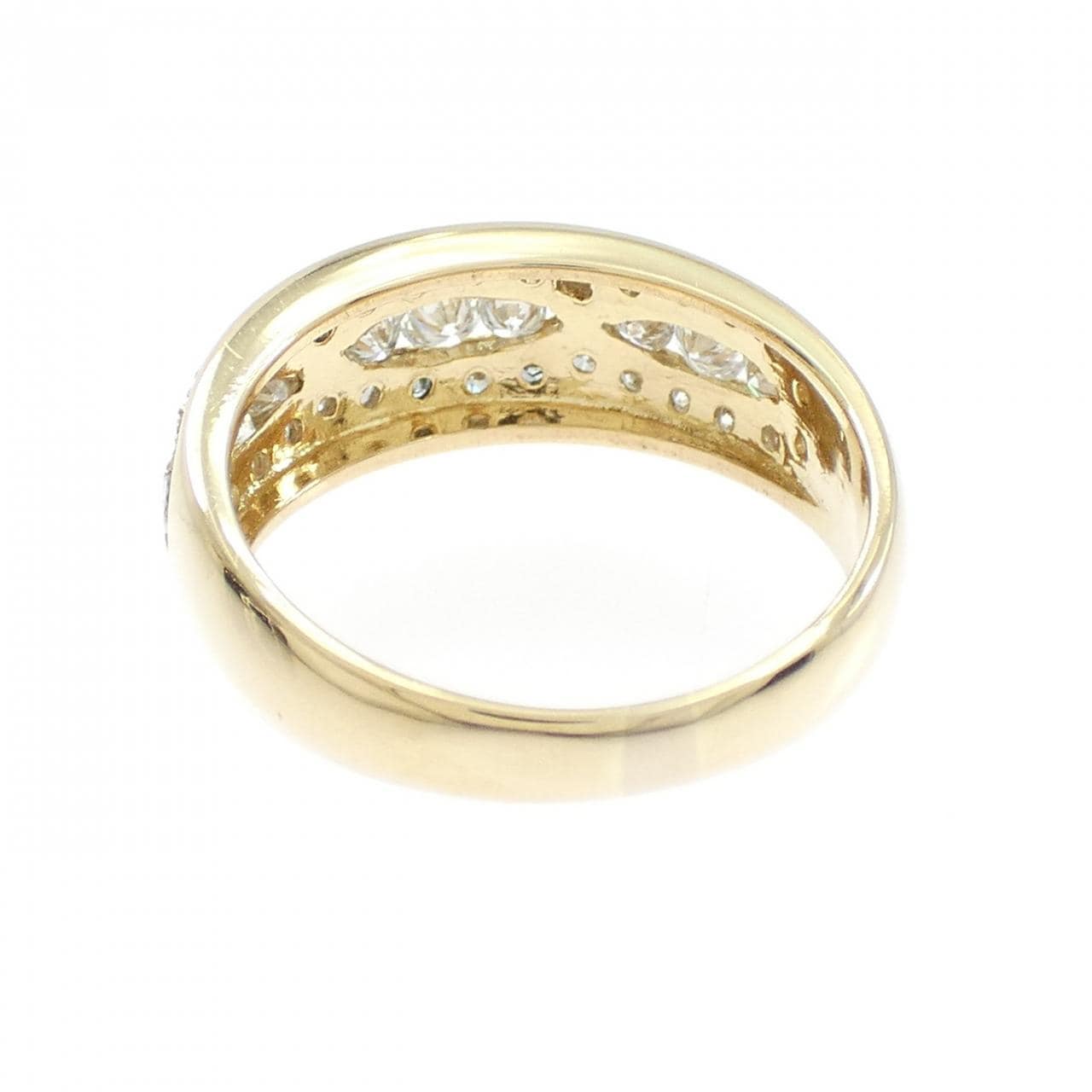 K18YG ダイヤモンド リング 0.327CT