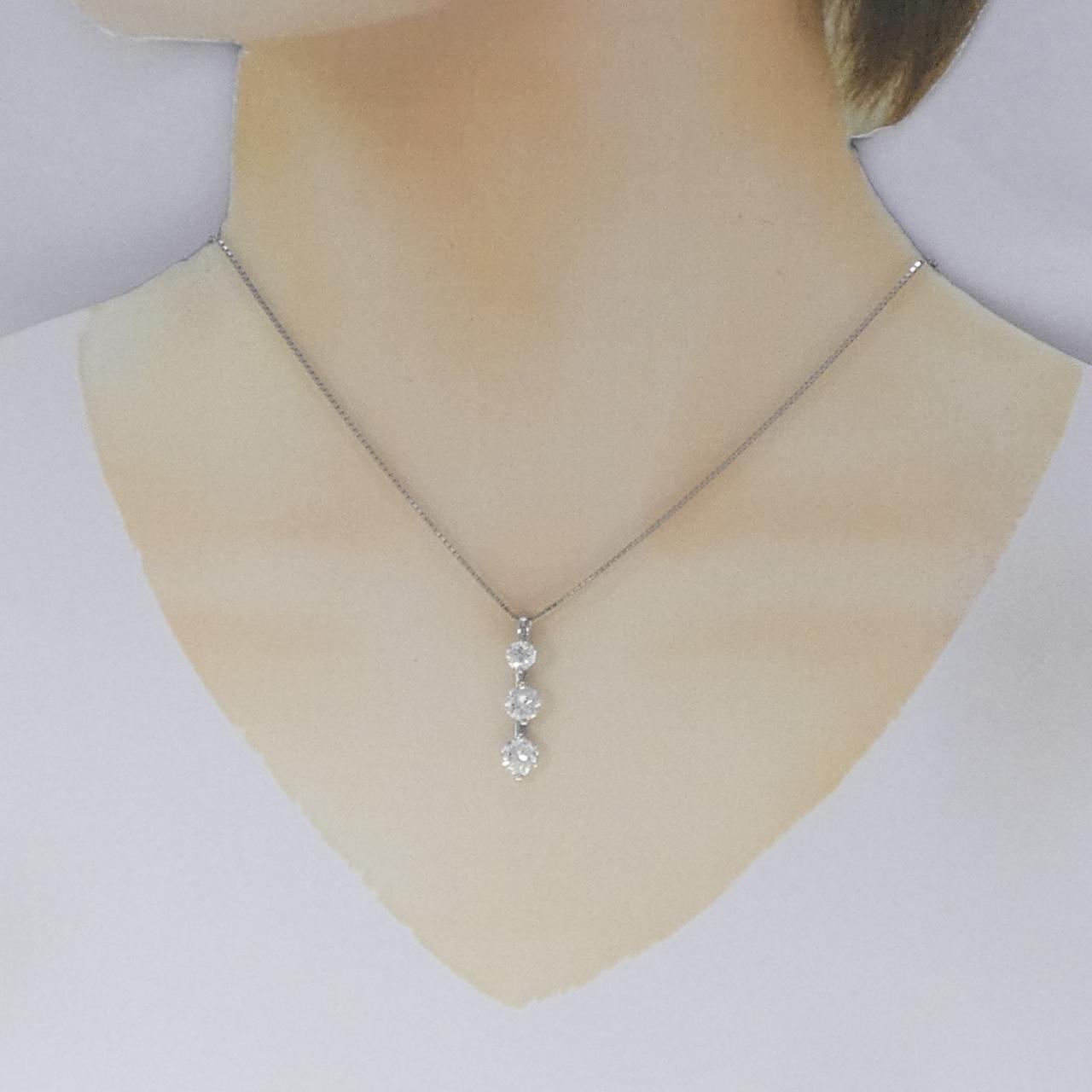 PT900/PT850 ダイヤモンド ネックレス 2.082CT