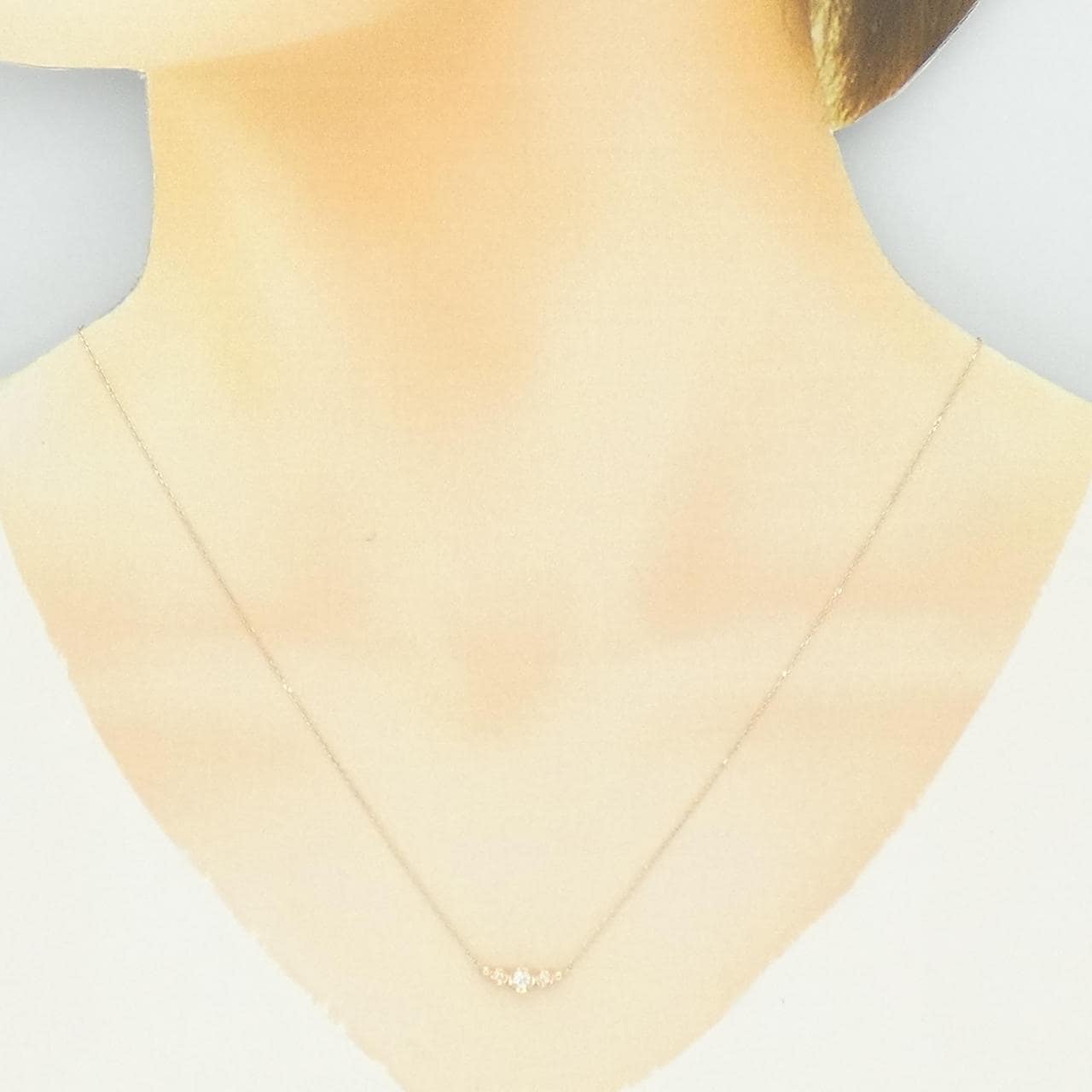 K10YG ダイヤモンド ネックレス 0.05CT