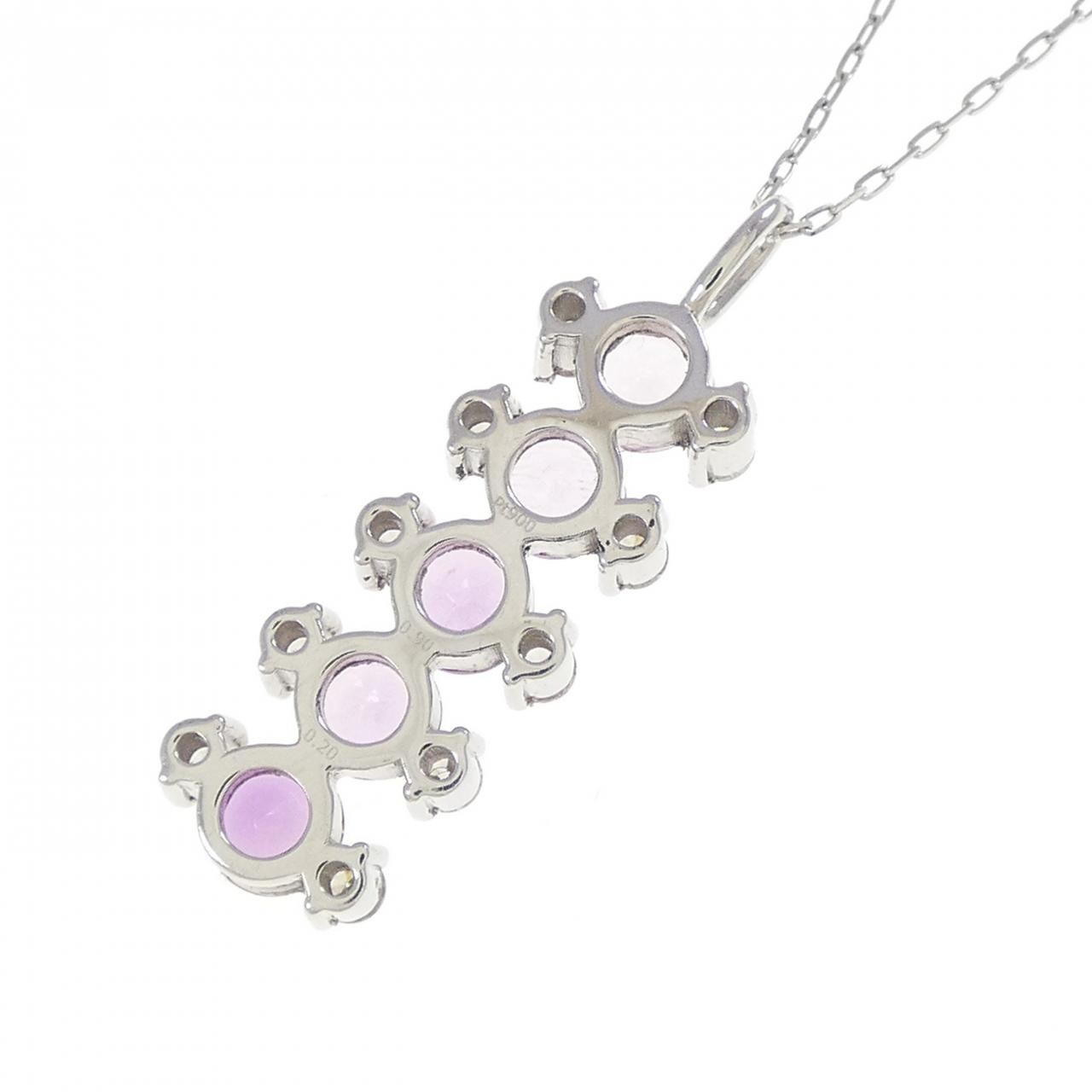PT900 サファイヤ ネックレス 0.90CT
