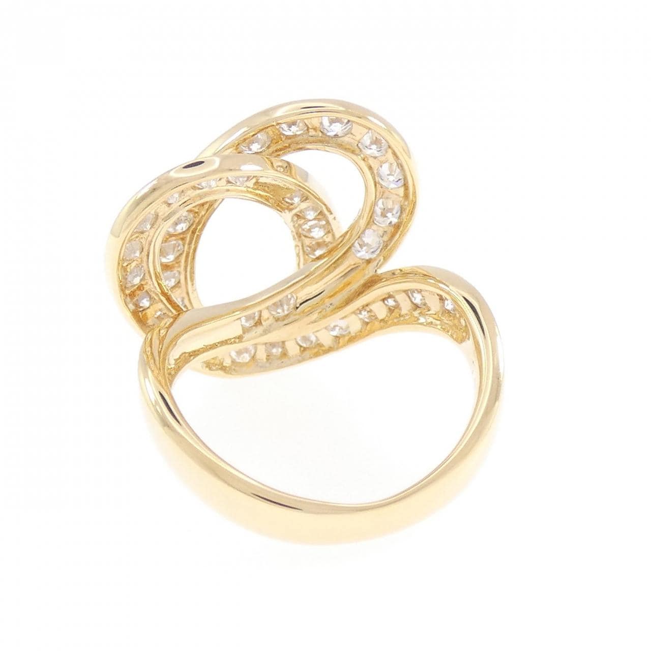 K18YG ダイヤモンド リング 1.57CT
