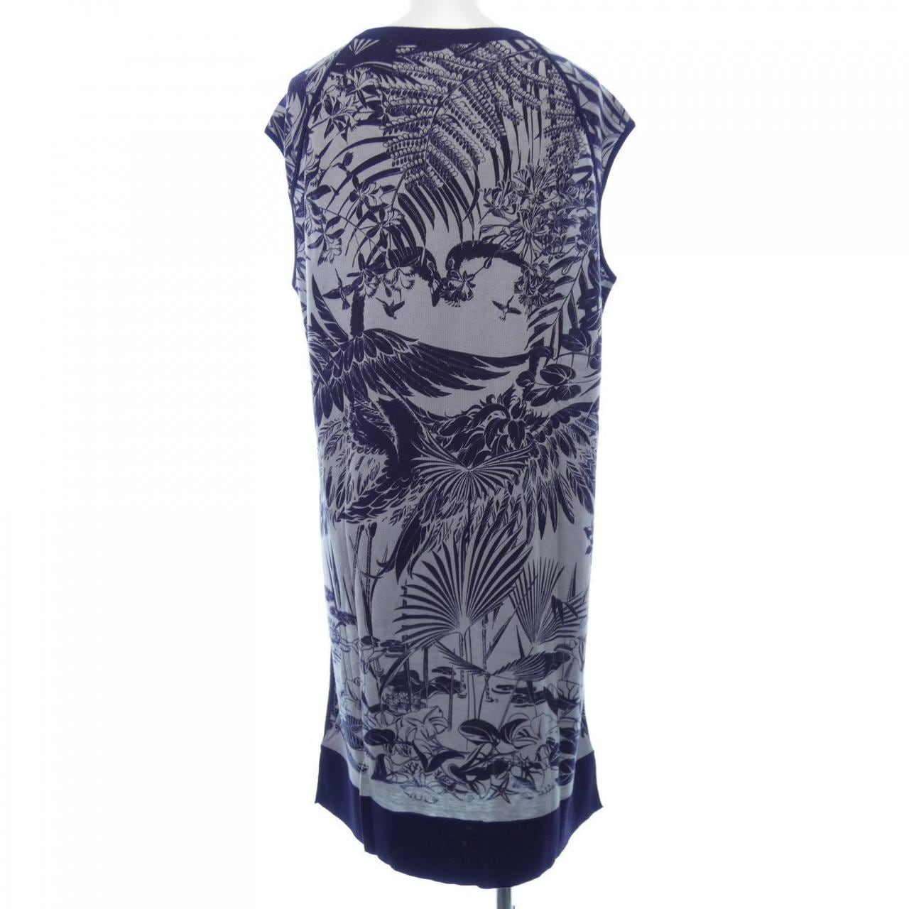 エルメス HERMES FLAMINGO PARTY *77-7709. ワンピース