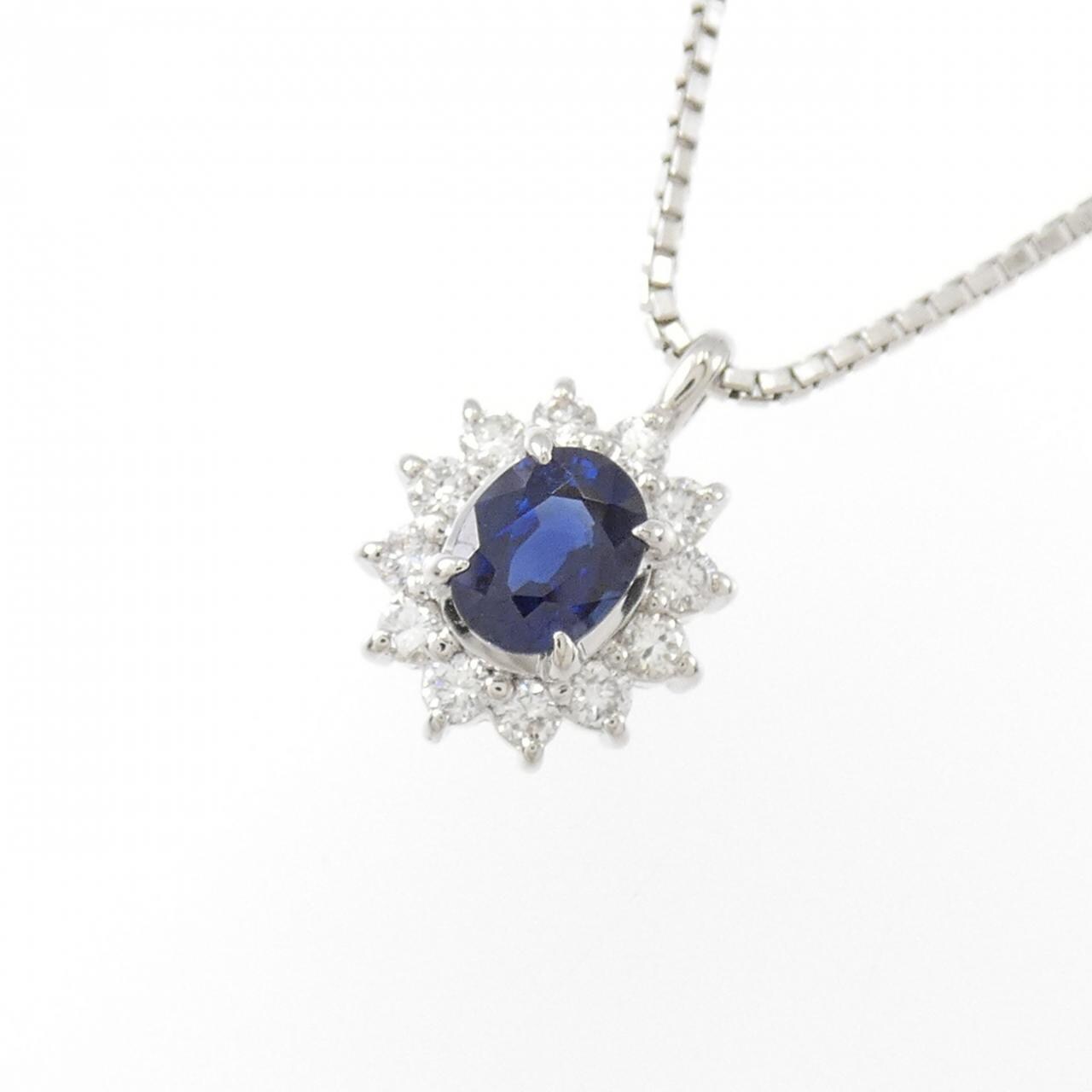 PT900/PT850 サファイヤ ネックレス 0.67CT