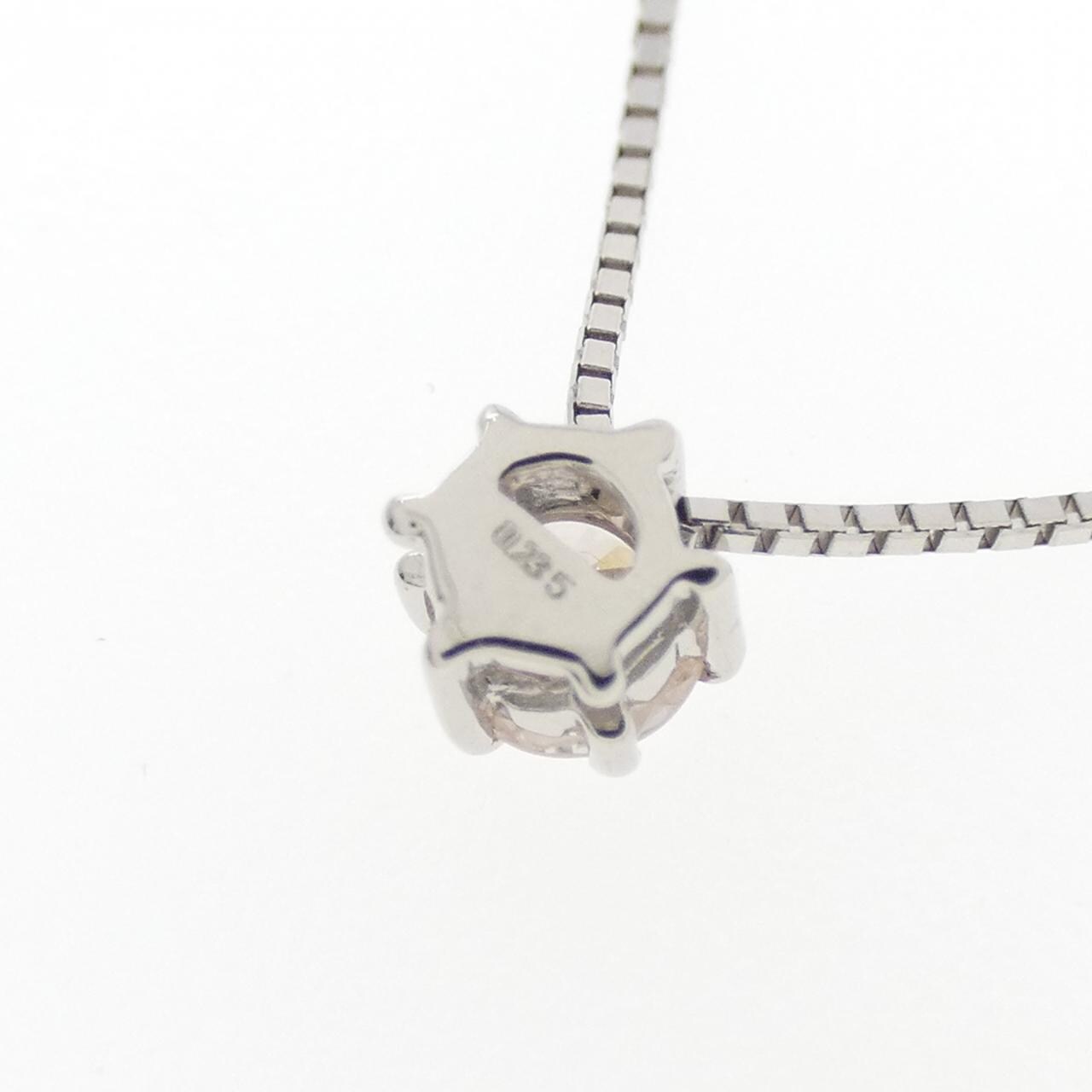 PT850 ソリティア ダイヤモンド ネックレス 0.235CT