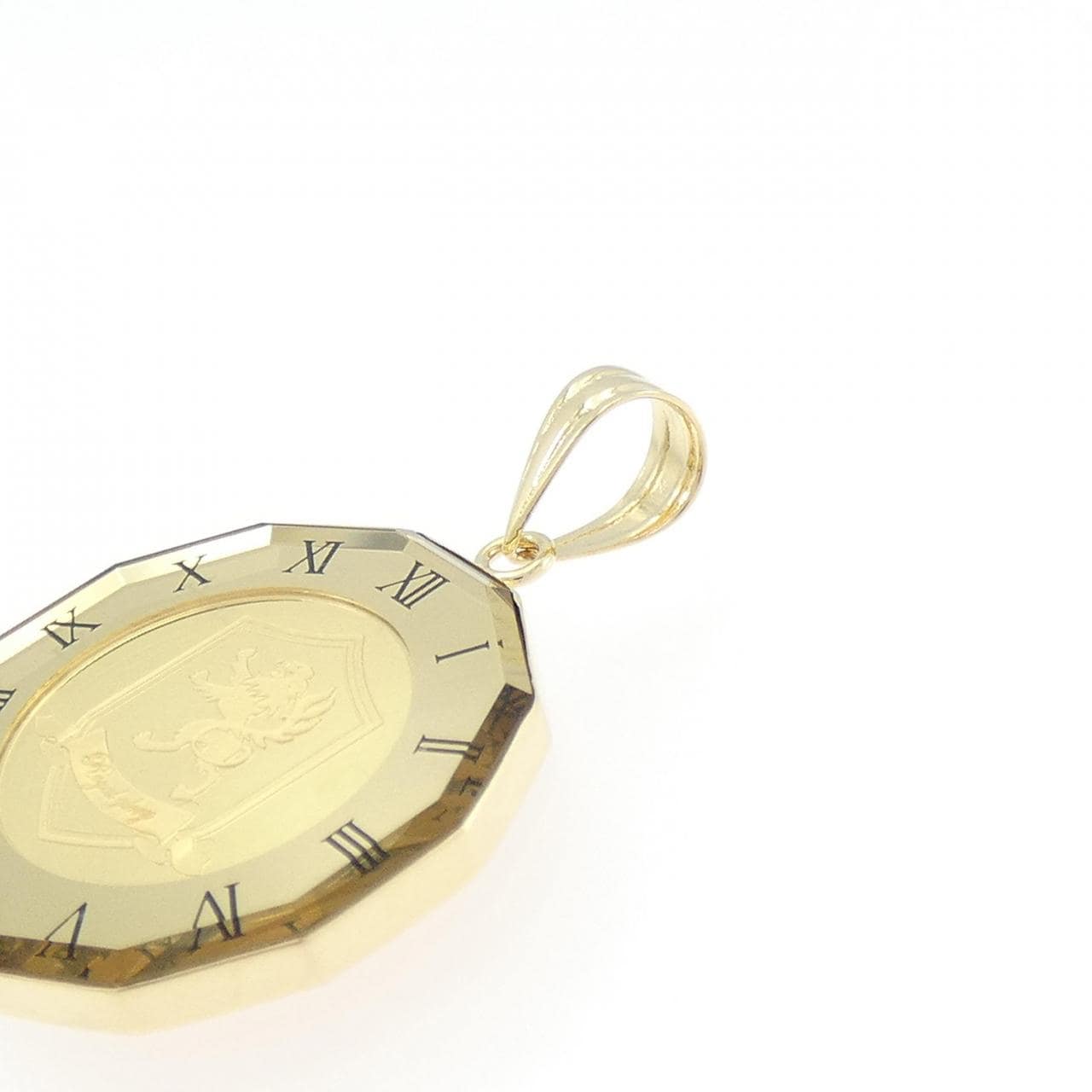 K18YG(枠) コイン ペンダント