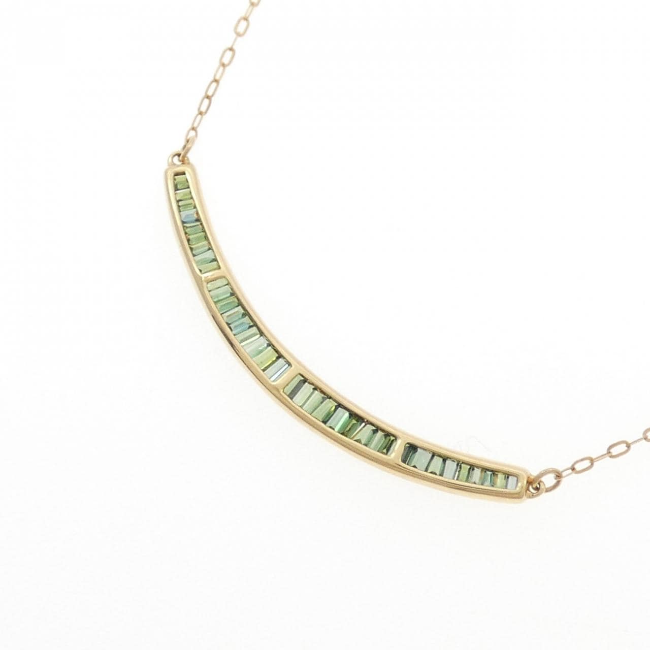 K18YG ダイヤモンド ネックレス 0.35CT