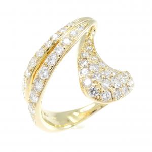 K18YG ダイヤモンド リング