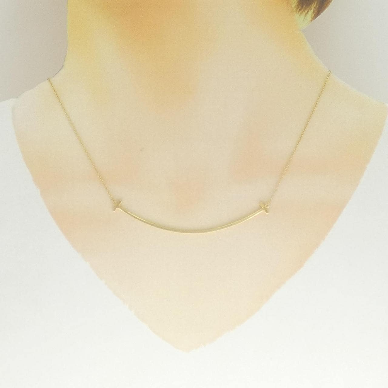 ティファニー Tスマイル ラージ ネックレス