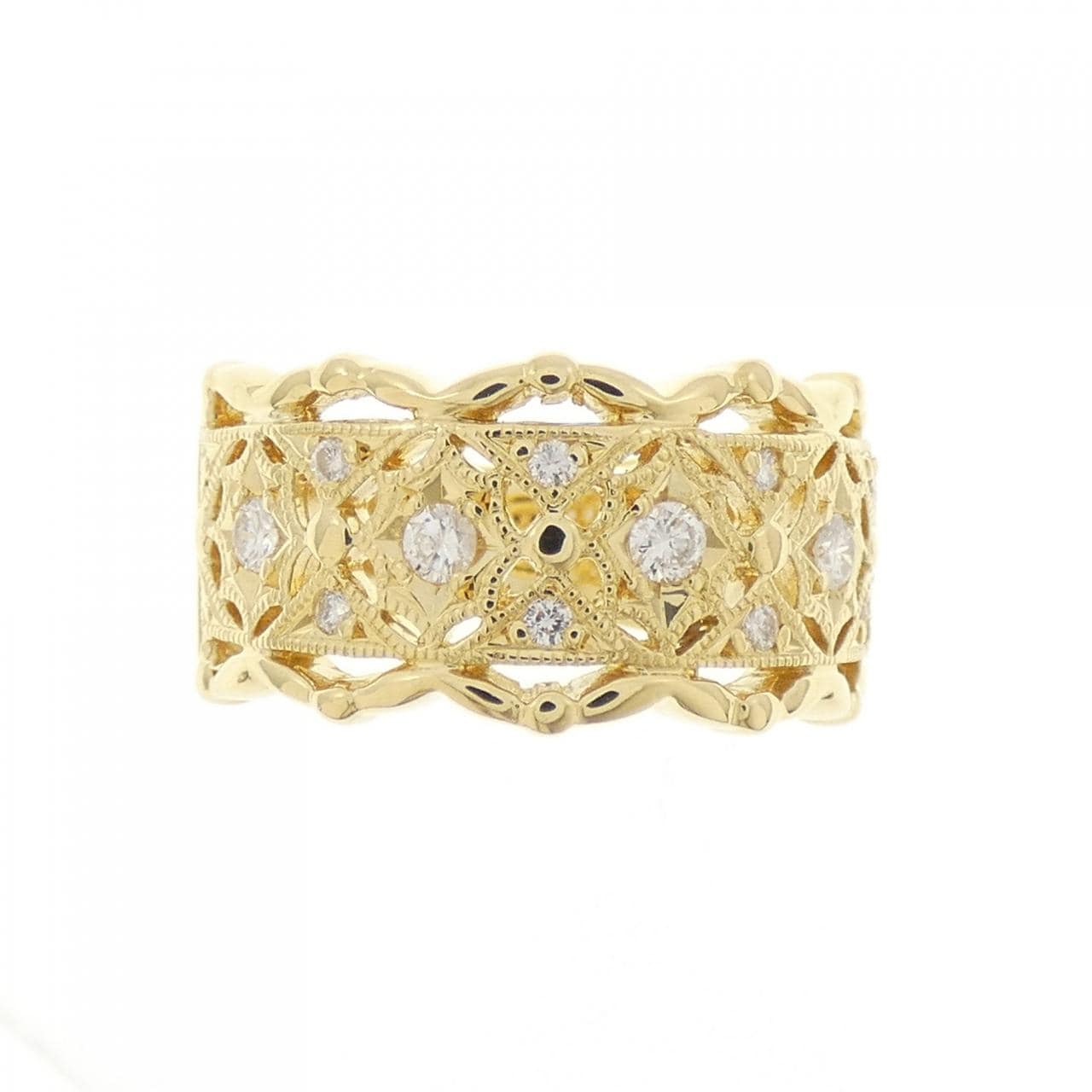 K18YG ダイヤモンド リング 0.25CT