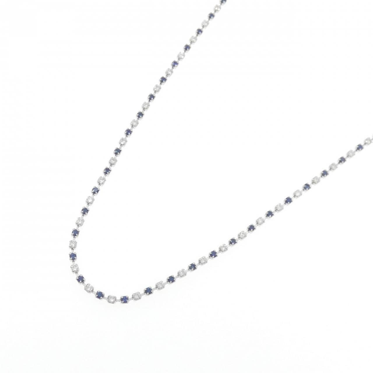 PT850 サファイヤ ネックレス 1.89CT