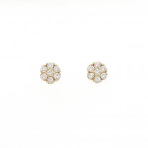 ポンテヴェキオ フラワー ダイヤモンド ピアス 0.44CT