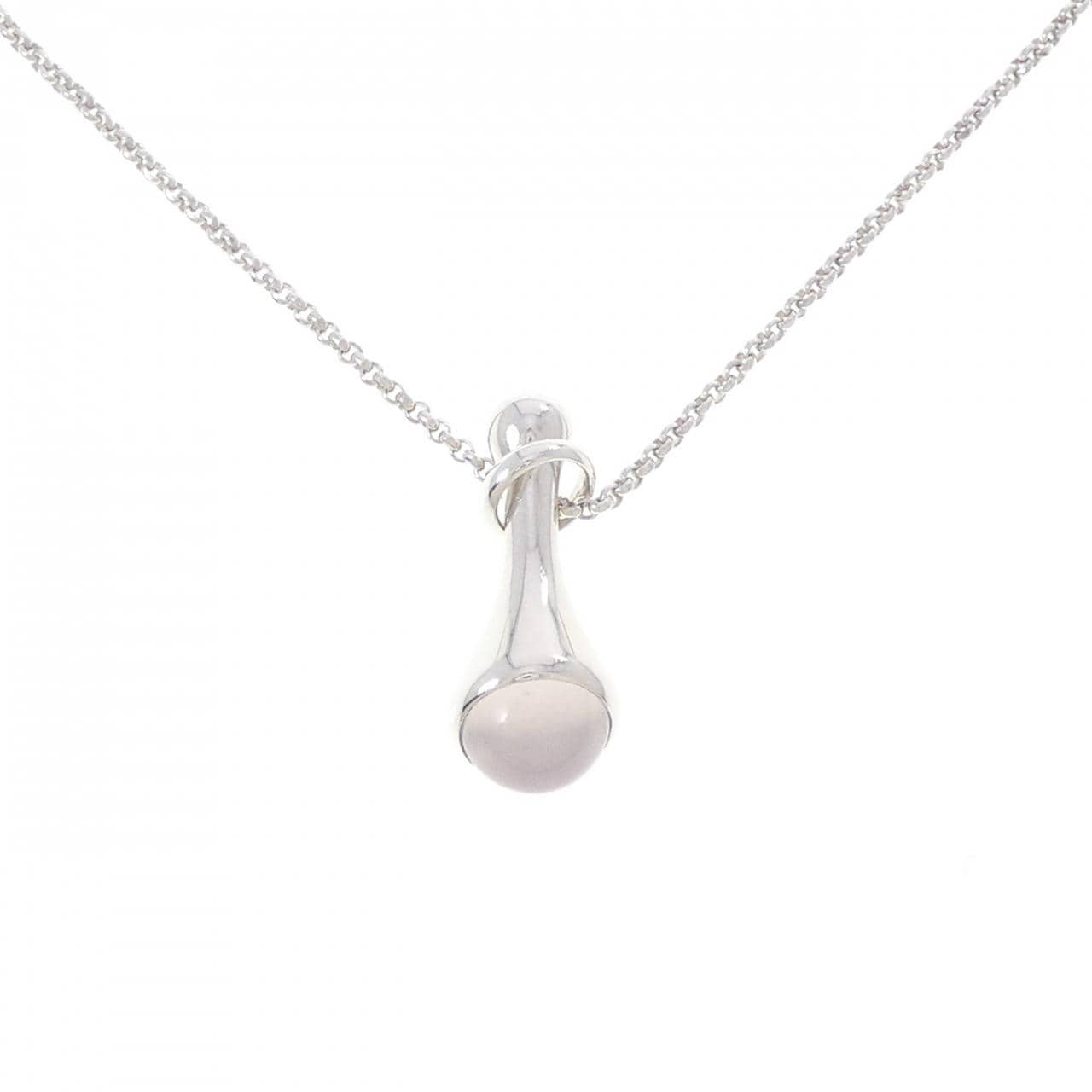 ジョージ ジェンセン ローズクオーツ ネックレス