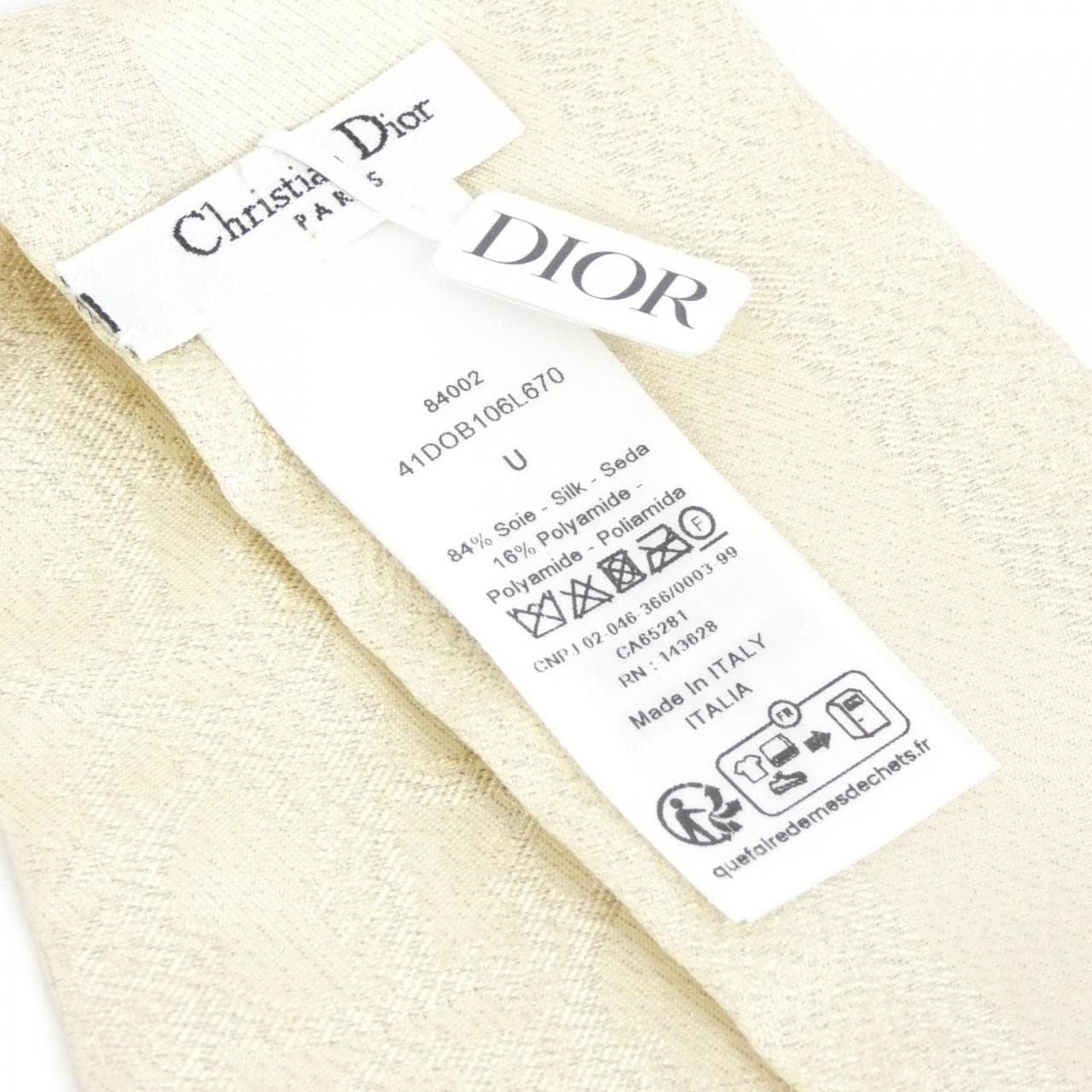 【未使用品】クリスチャンディオール DIOR OBLIQUE 41DOB106L670 スカーフ