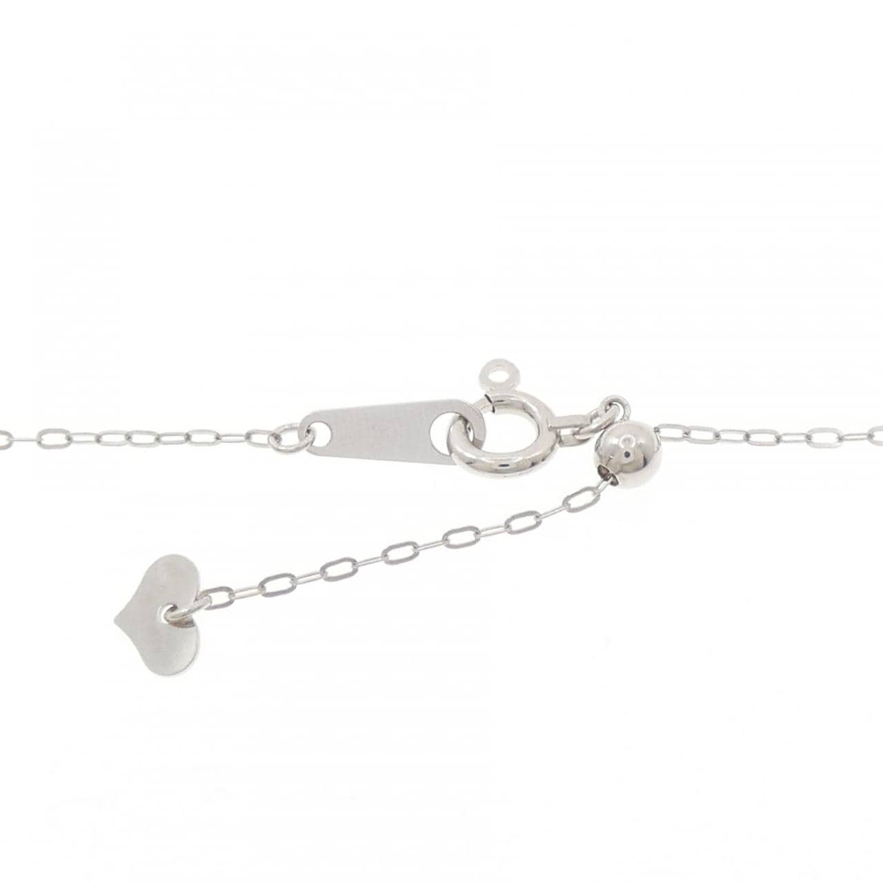 K18WG ダイヤモンド ネックレス 0.17CT