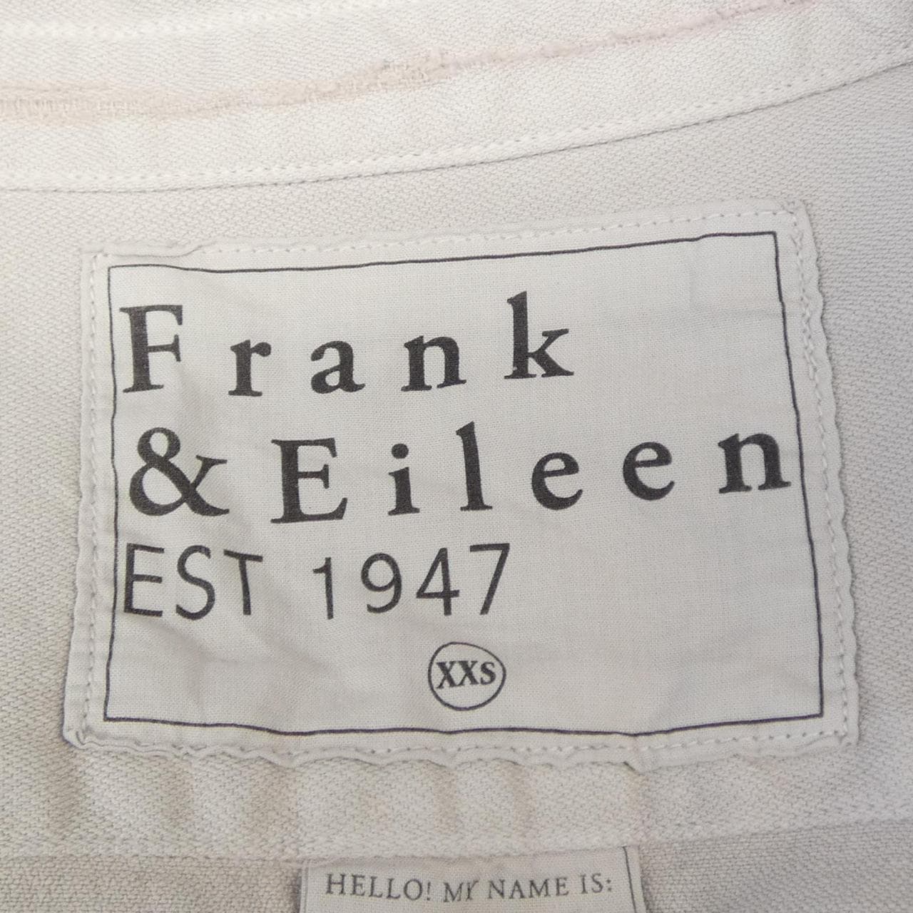 フランクアンドアイリーン FRANK&EILEEN シャツ
