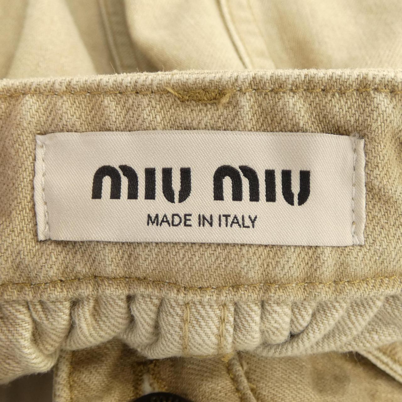 ミュウミュウ MIU MIU デニムミニ GWD317 SOOO 140H スカート