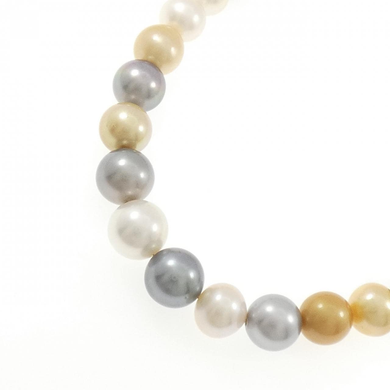 シルバークラスプ パール ネックレス 8.5-12mm