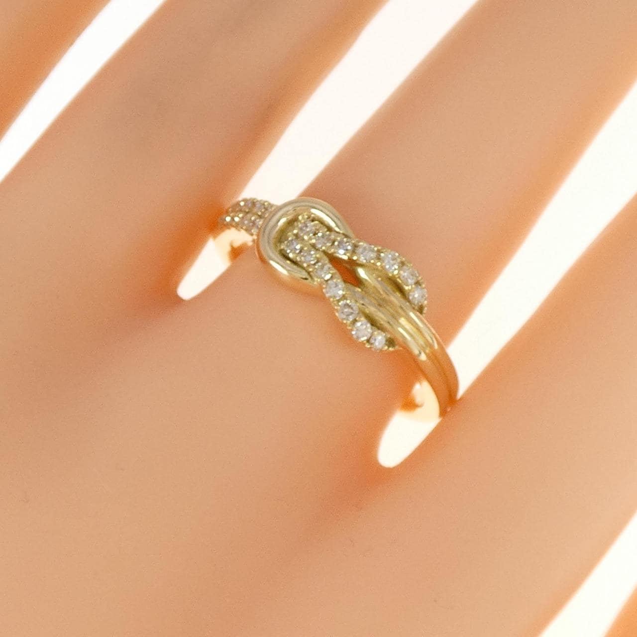 K18YG ダイヤモンド リング 0.25CT
