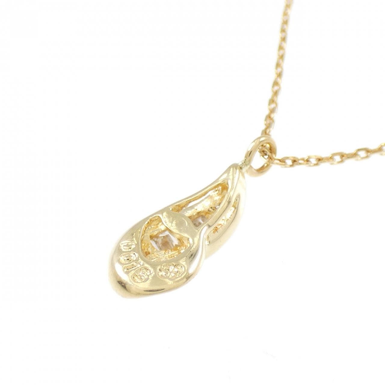 K18YG ダイヤモンド ネックレス 0.15CT