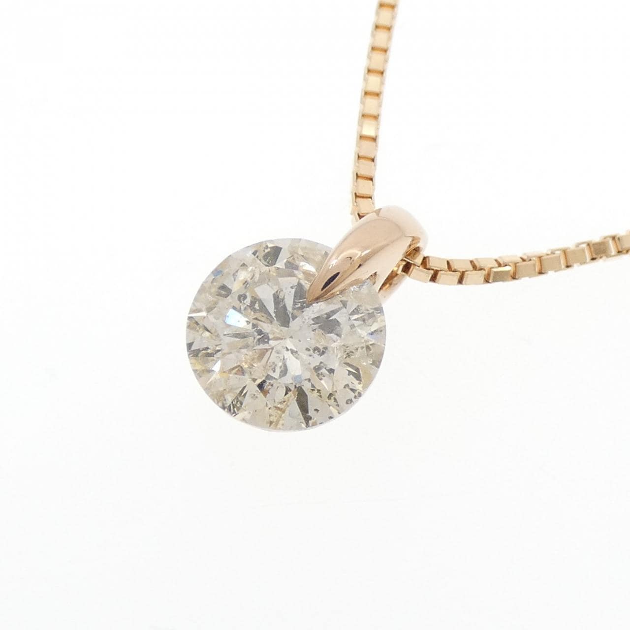 K18PG ダイヤモンド ネックレス 2.130CT