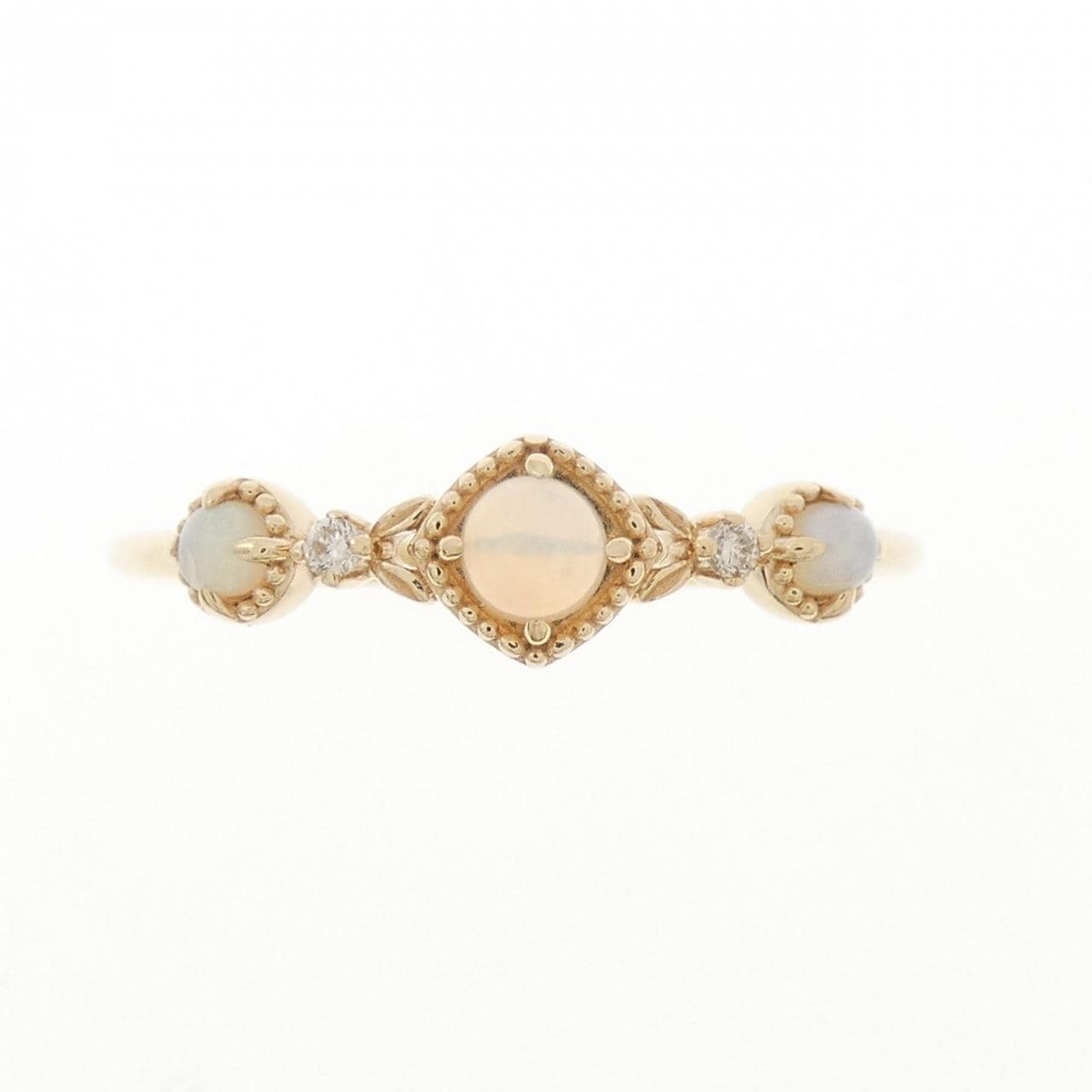 アガット オパール リング