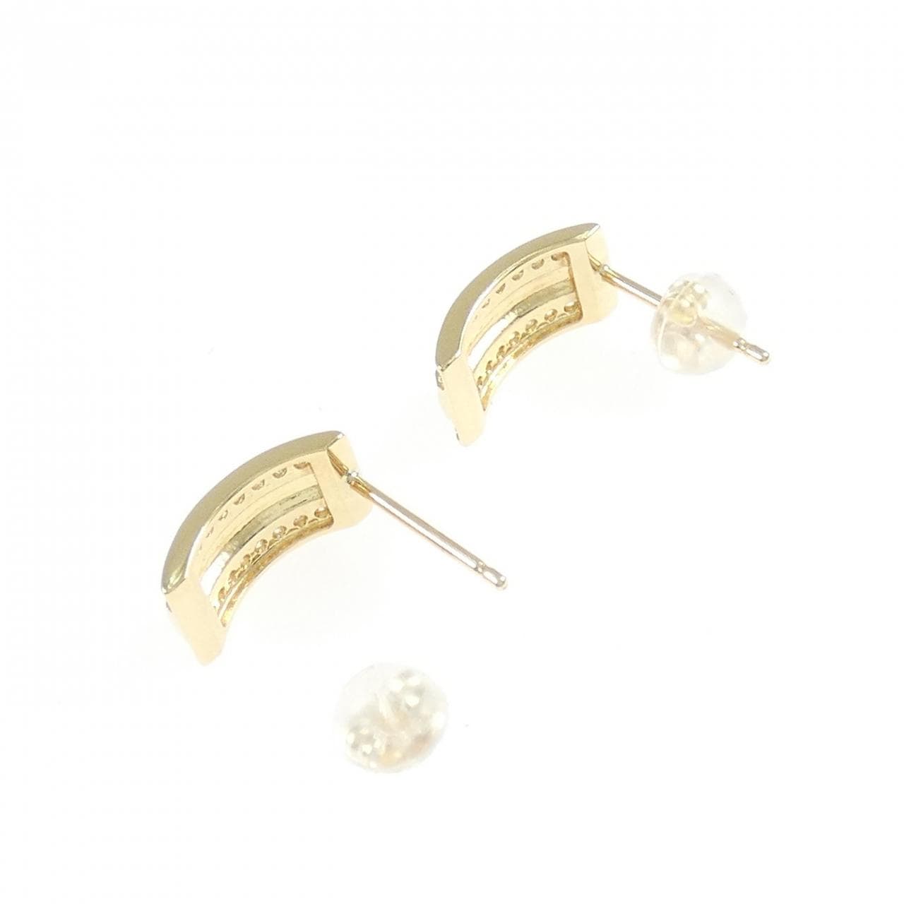 K18YG ダイヤモンド ピアス 0.20CT
