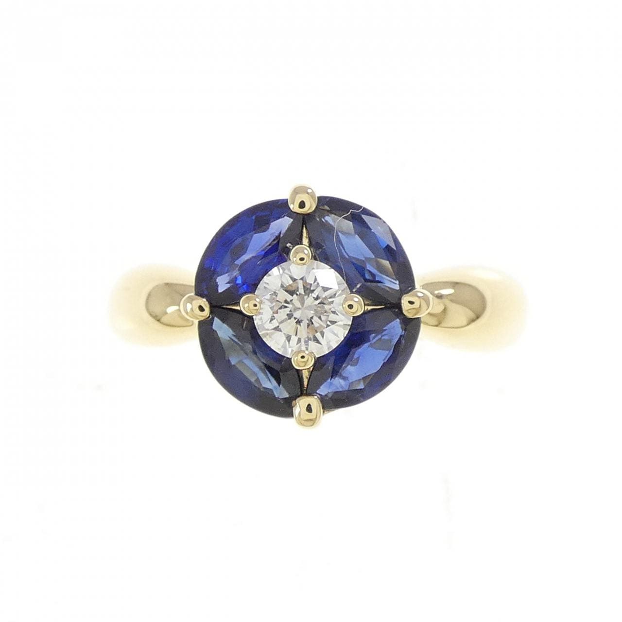 K18YG サファイヤ リング 1.34CT