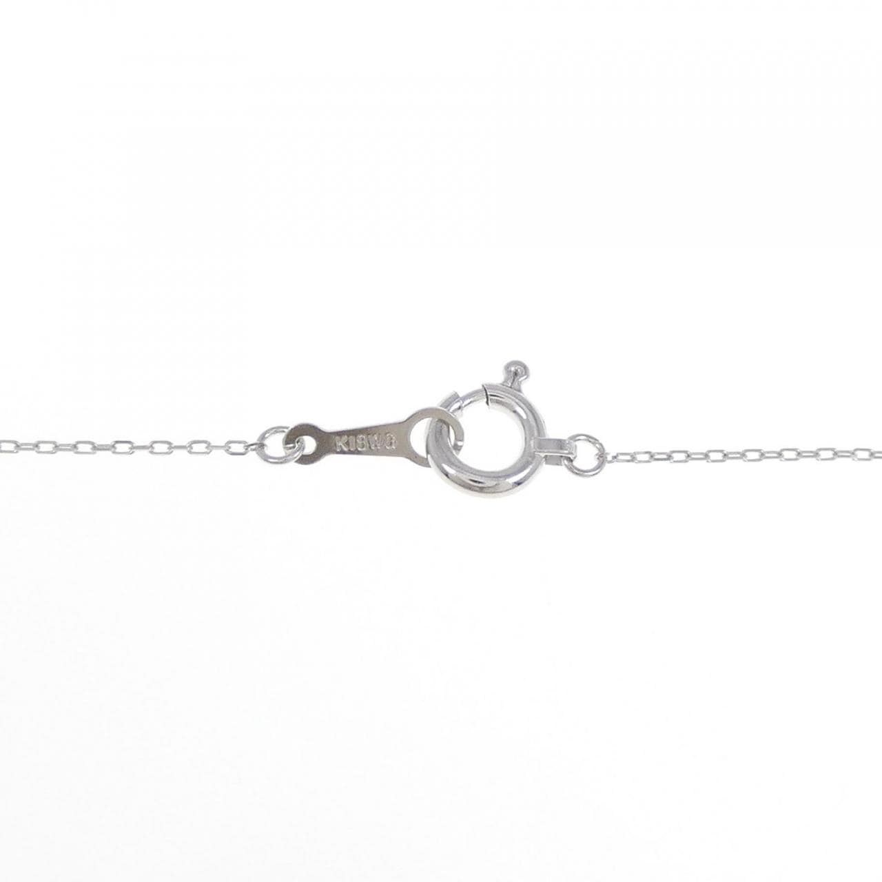 [BRAND NEW] K18WG Bear Diamond Necklace 0.05CT