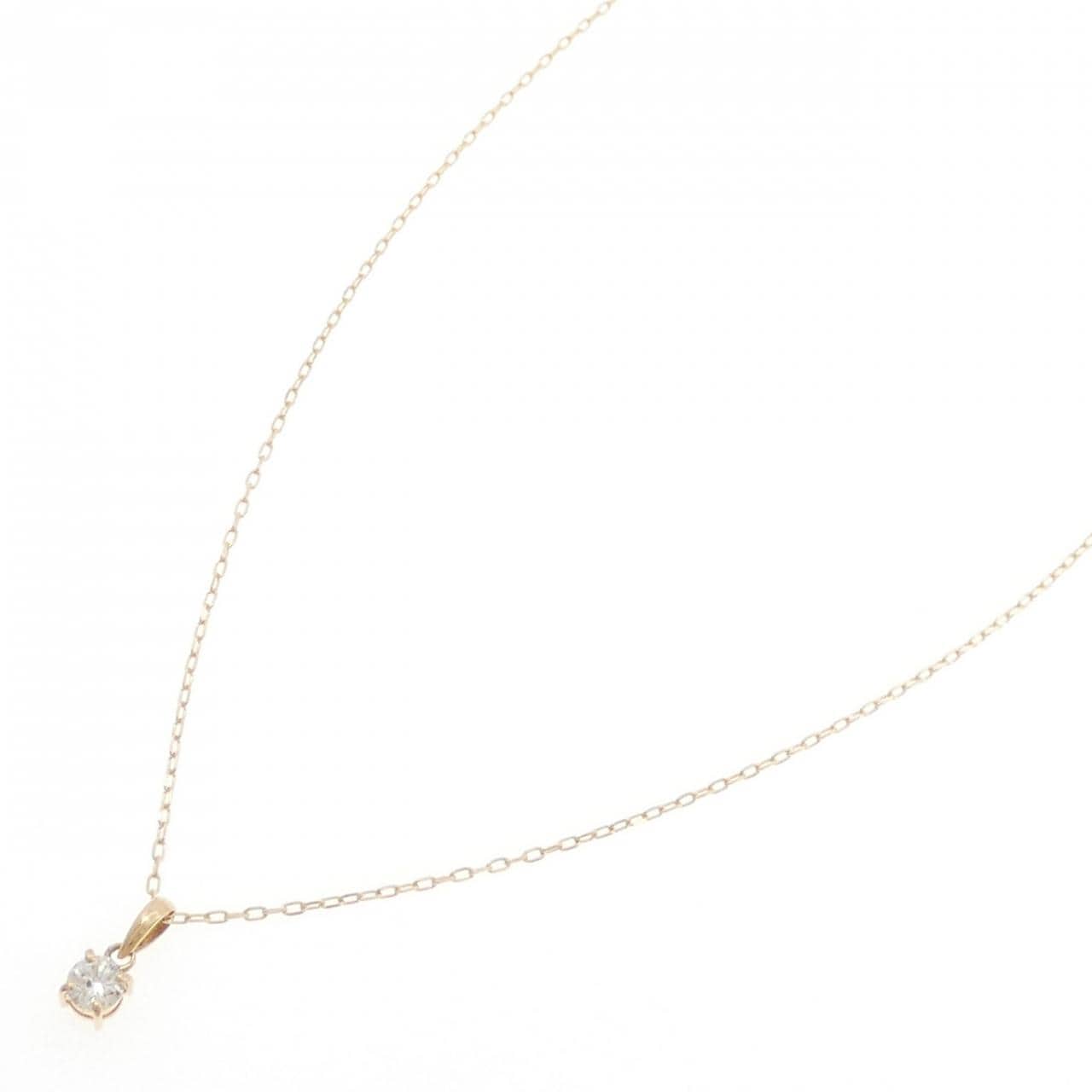 K18YG ダイヤモンド ネックレス 0.21CT