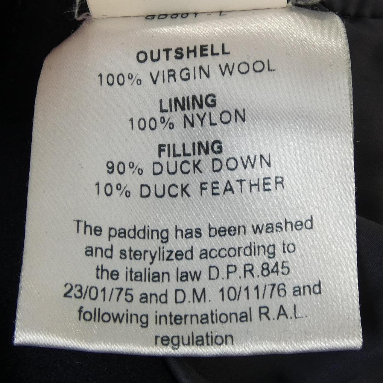 マッキントッシュ MACKINTOSH GD-001-L ダウンコート