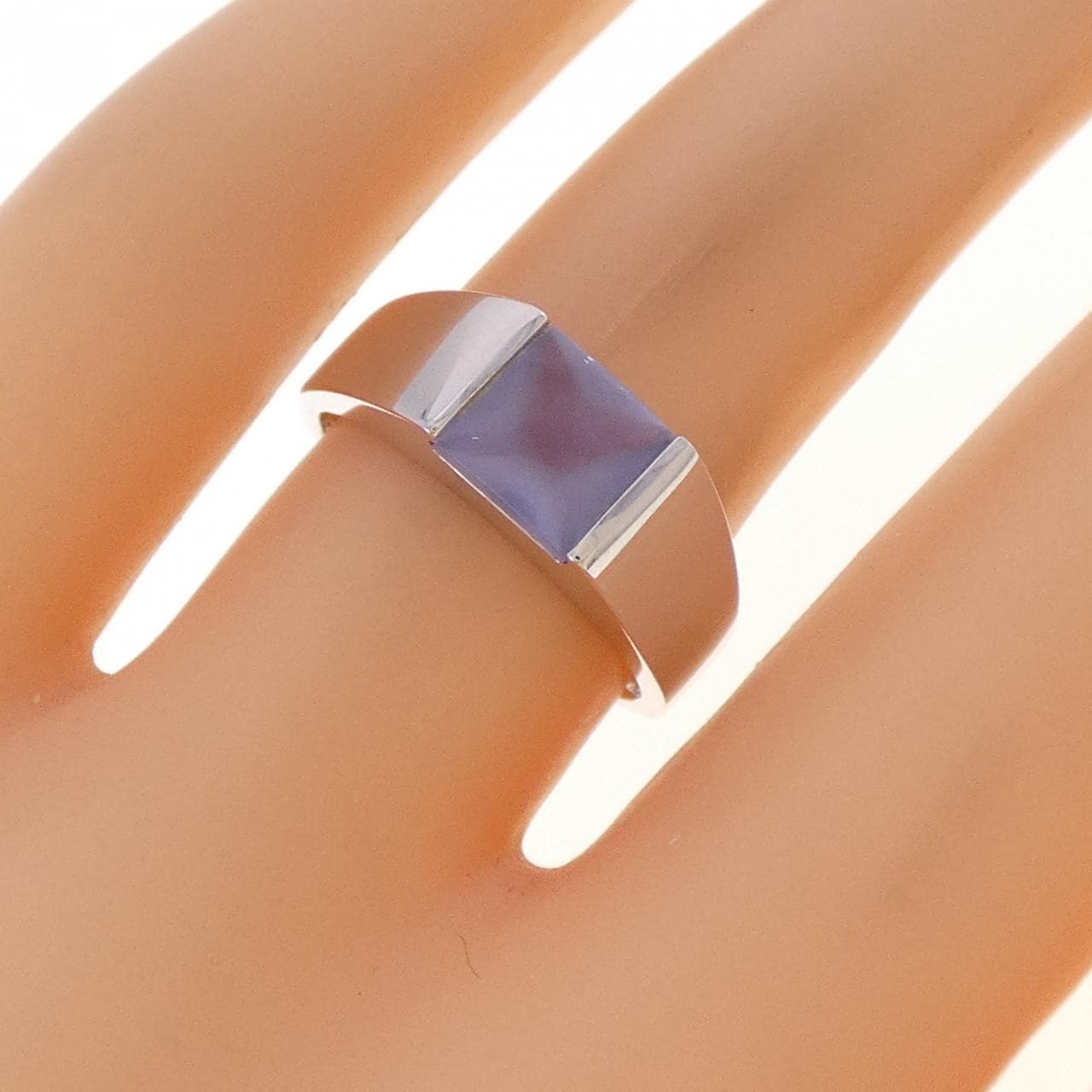 750WG カルセドニー リング