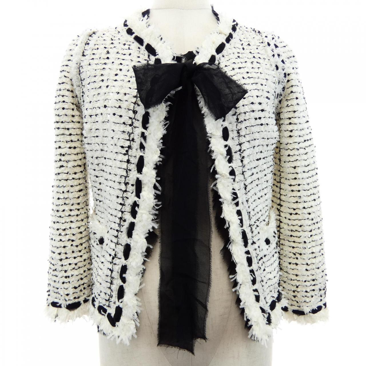 【ヴィンテージ】シャネル CHANEL P25414W03520 05P ノーカラージャケット
