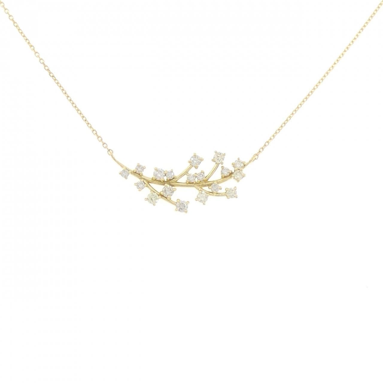 K18YG ダイヤモンド ネックレス 0.30CT