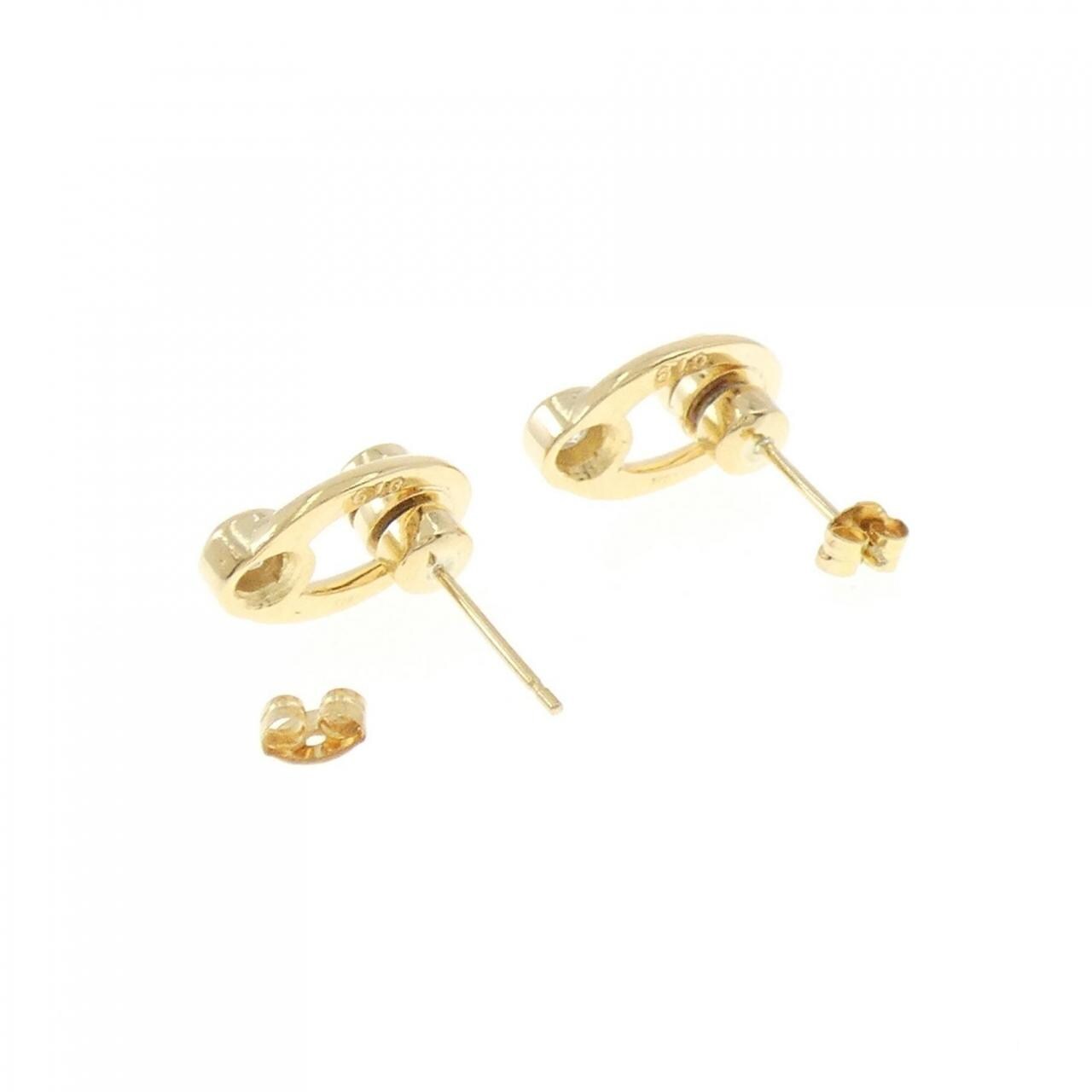 K18YG鑽石耳環 0.38CT