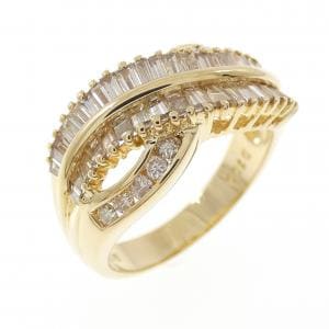 K18YG ダイヤモンド リング 1.00CT
