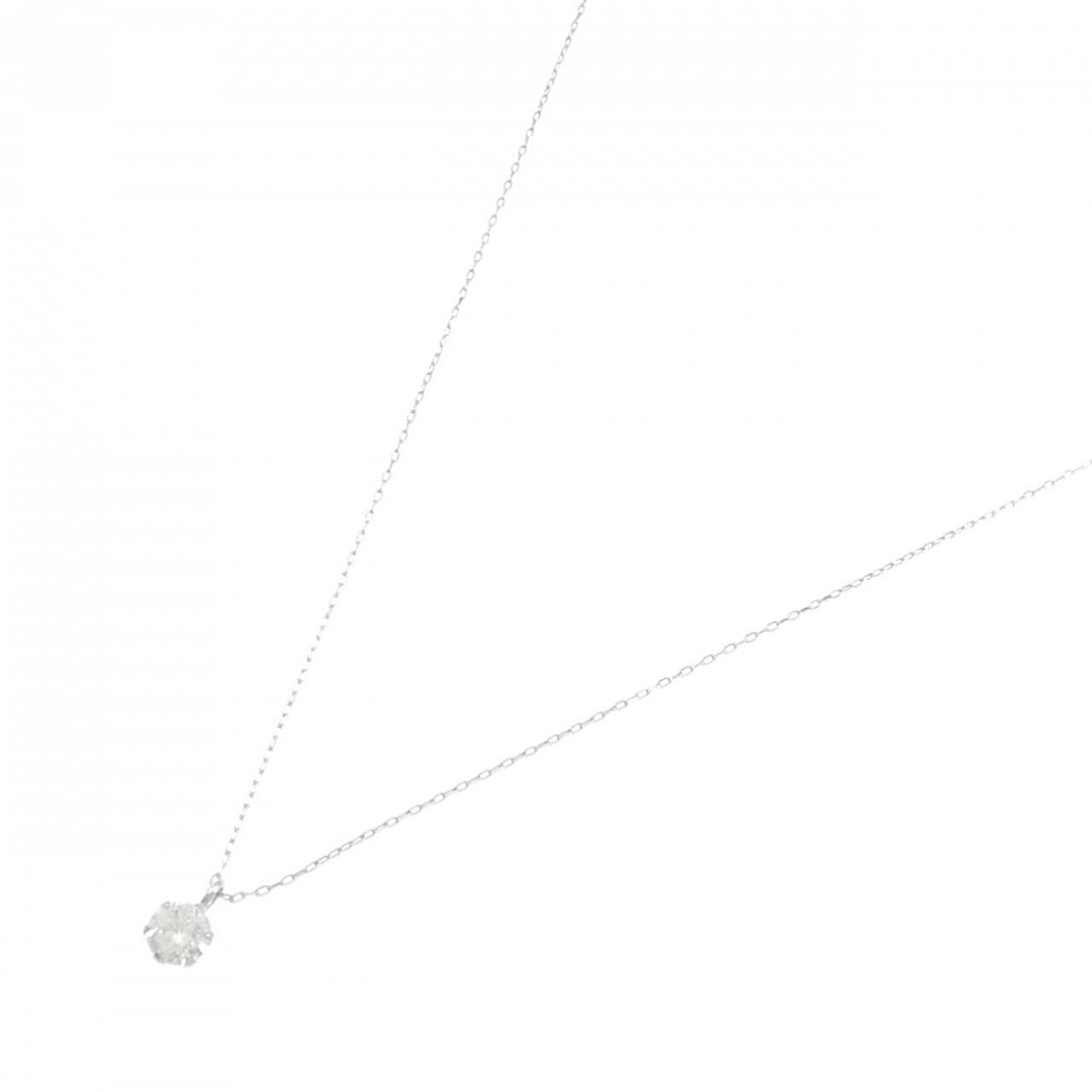 PT900/PT850 ソリティア ダイヤモンド ネックレス 0.2CT