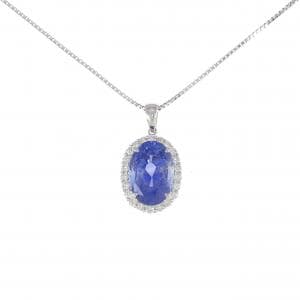 [Remake] PT Unheated Sapphire Necklace 8.58CT from Sri Lanka