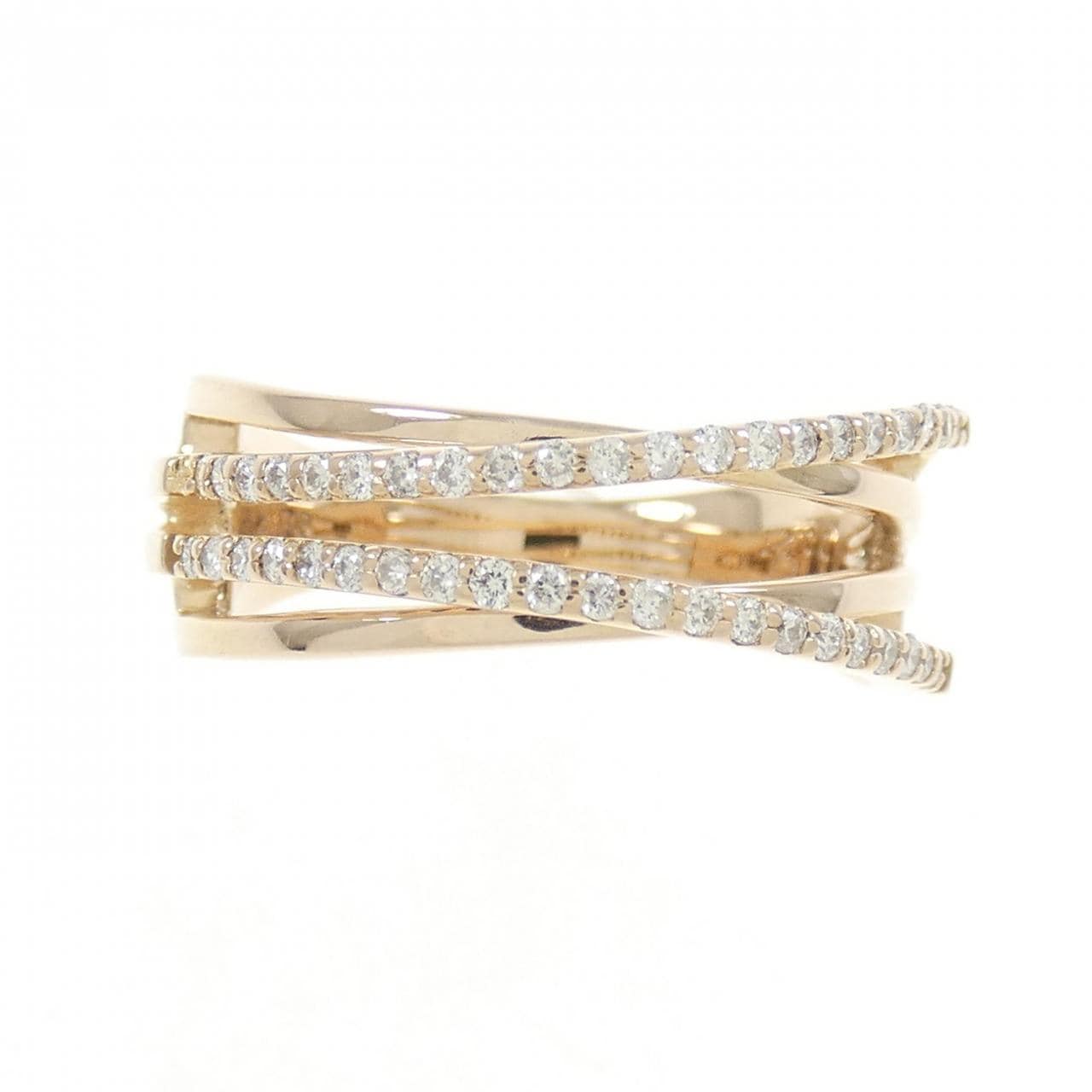 K18PG ダイヤモンド リング 0.21CT