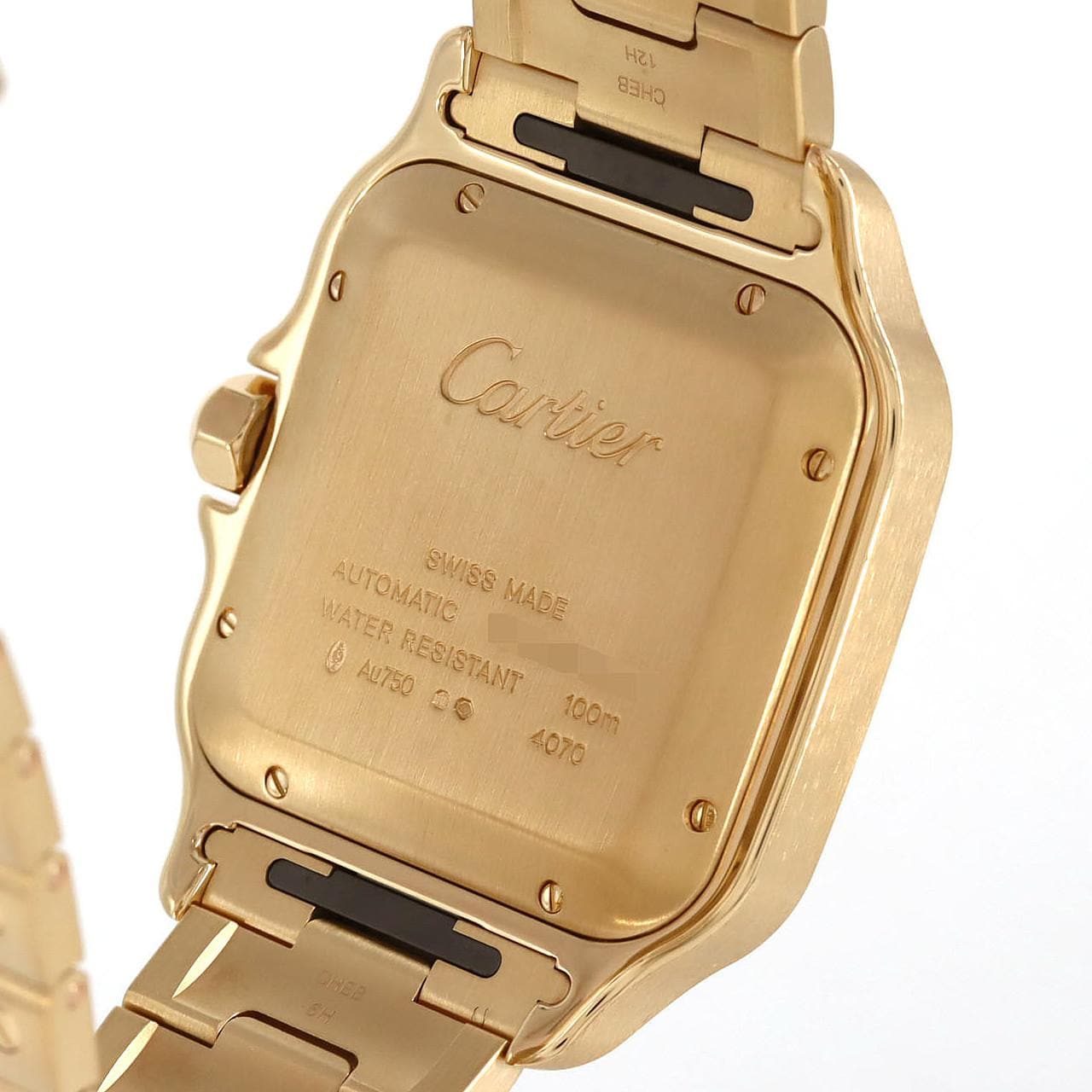 カルティエ サントスドゥカルティエLM YG WGSA0029 YG 自動巻