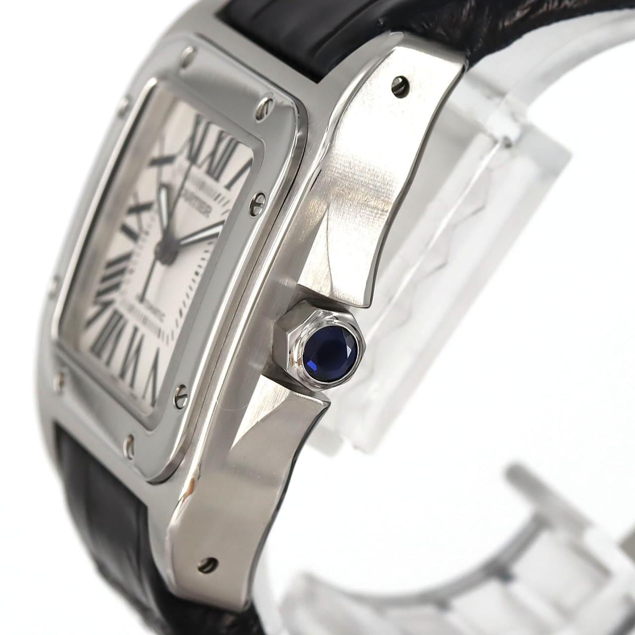 カルティエ サントス100 MM W20106X8 SS 自動巻