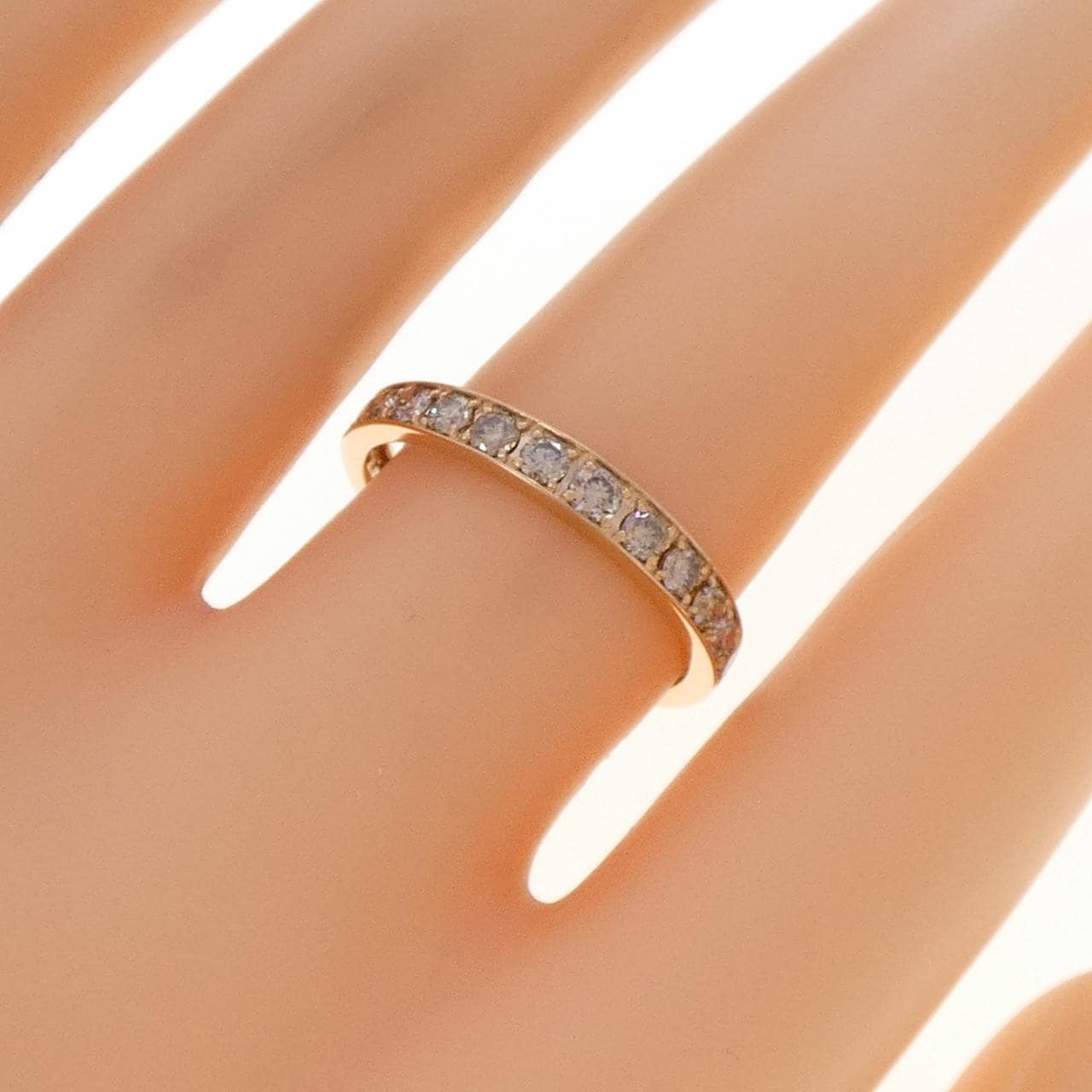 K18PG ダイヤモンド リング 0.70CT