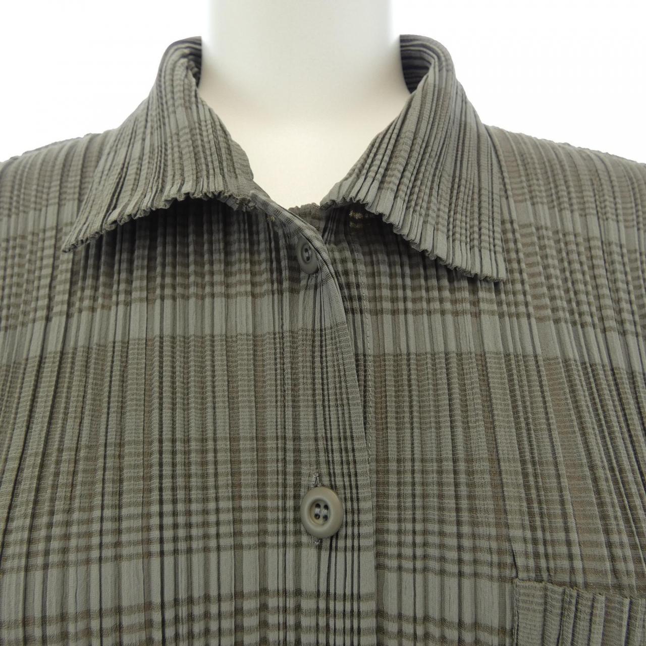 プリーツプリーズ PLEATS PLEASE 2007 チェック PP71-JJ653 7562025 シャツ