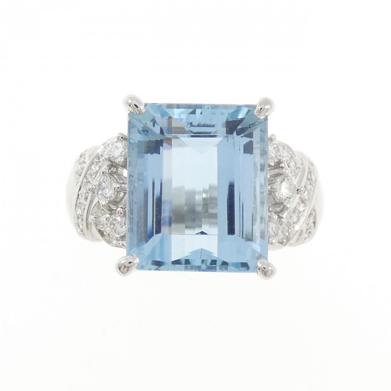 タサキ アクアマリン リング 6.03CT