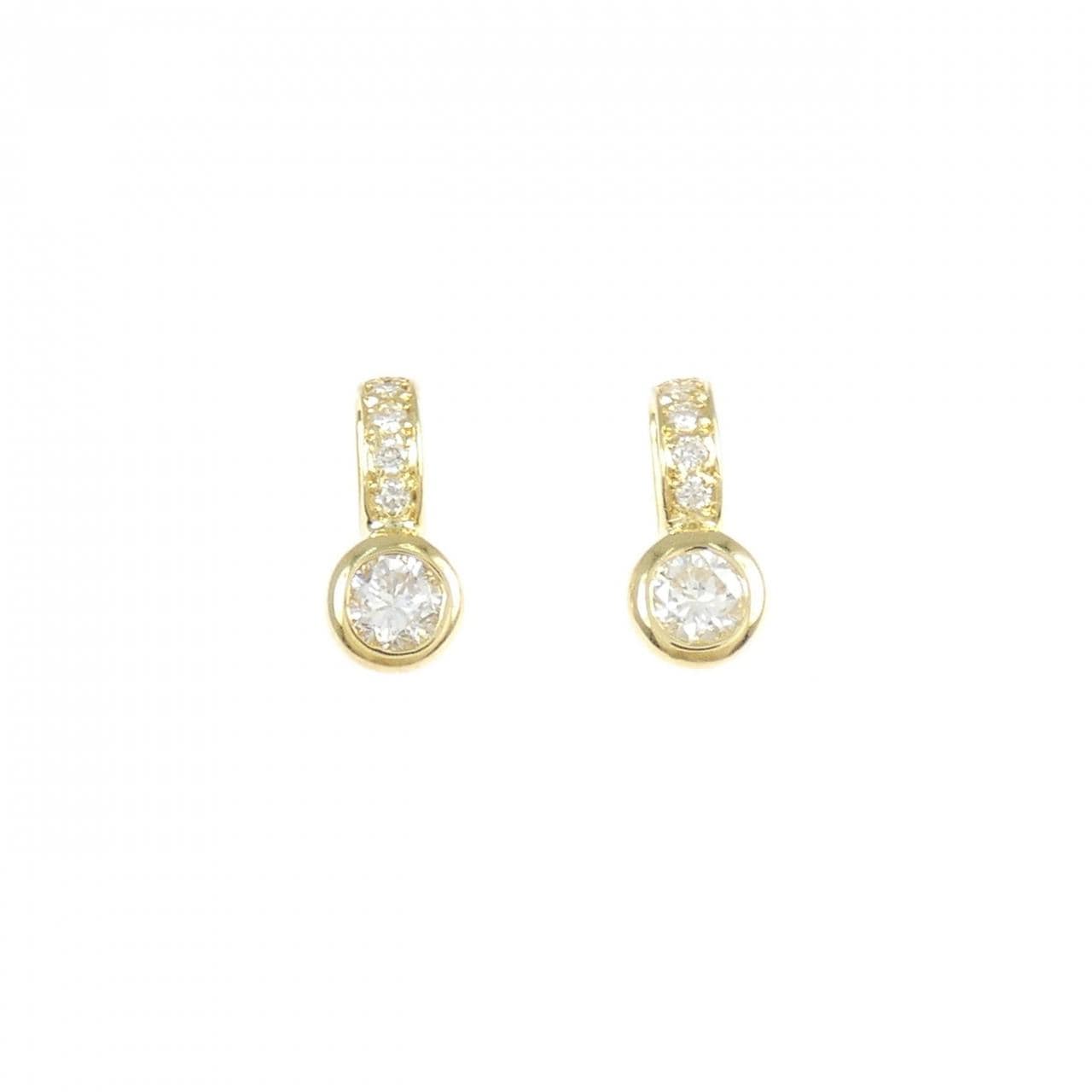 K18YG ダイヤモンド ピアス 0.33CT