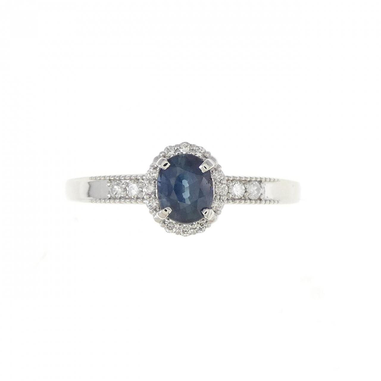 PT サファイヤ リング 0.50CT