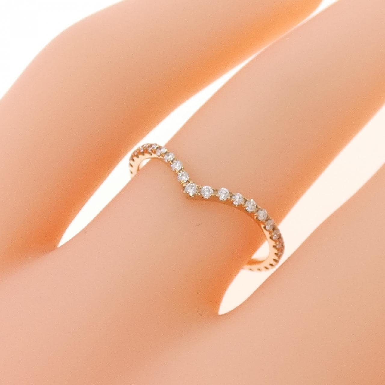 K18PG ダイヤモンド リング 0.20CT