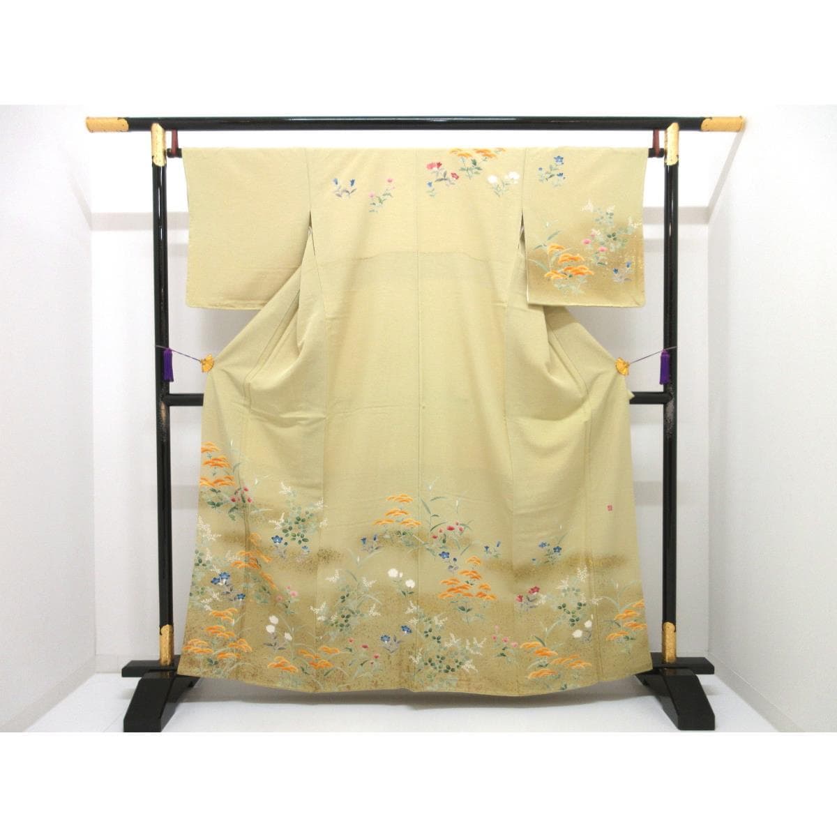 【未使用品】訪問着　友禅金彩加工