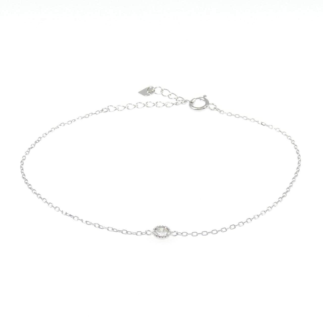 K10WG ダイヤモンド ブレスレット 0.06CT