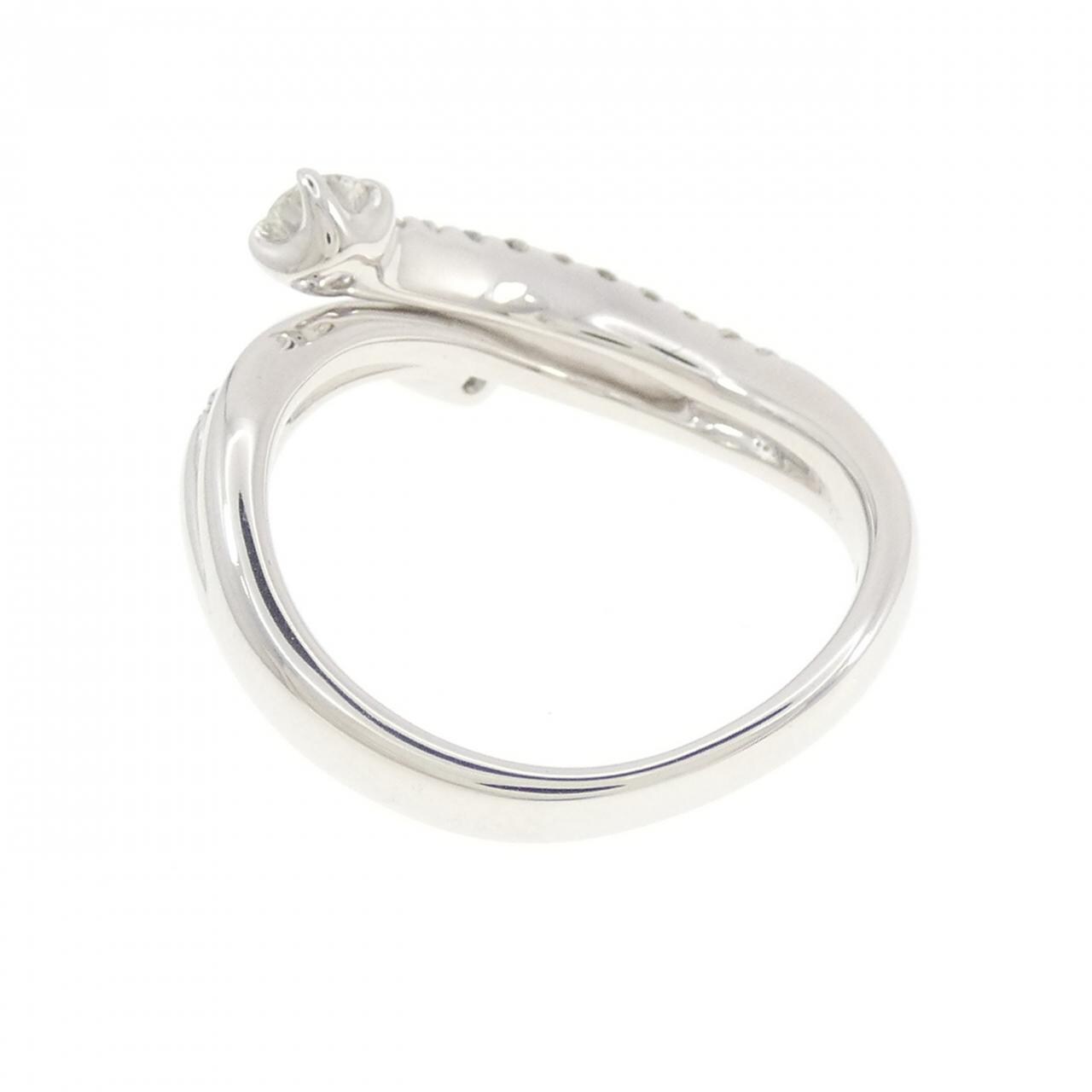 K18WG ダイヤモンド リング 0.50CT